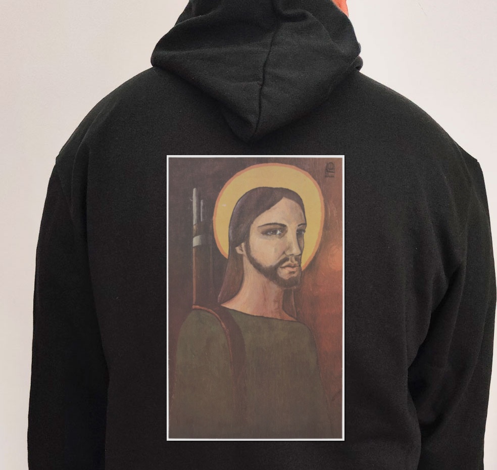 Moletom_preto_que_isso_camarada_-_Cristo_revolucionario | Cristo revolucionário
