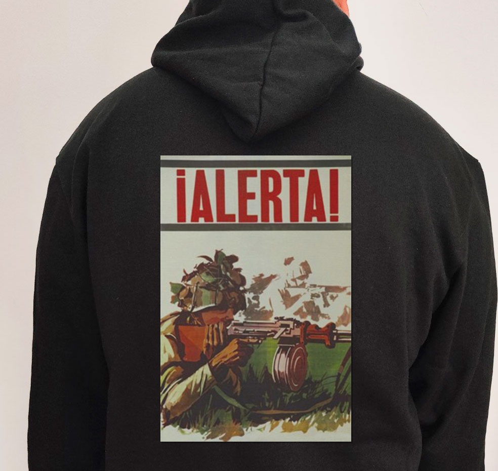 Moletom_preto_que_isso_camarada_-_Esteja_alerta | Esteja alerta