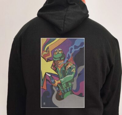 Moletom_preto_que_isso_camarada_-_Guerrilheiro_com_coquetel_Molotov | Guerrilheiro com coquetel Molotov