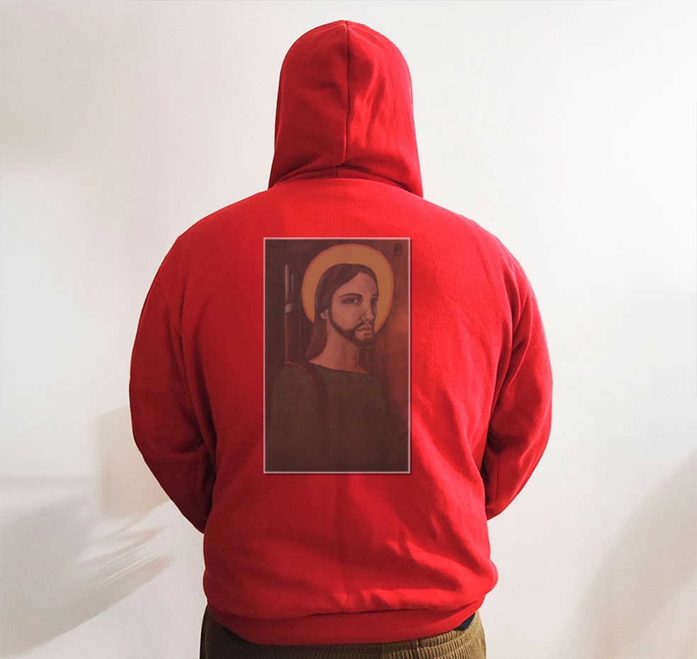Moletom_vermelho_que_isso_camarada_-_Cristo_revolucionario | Cristo revolucionário