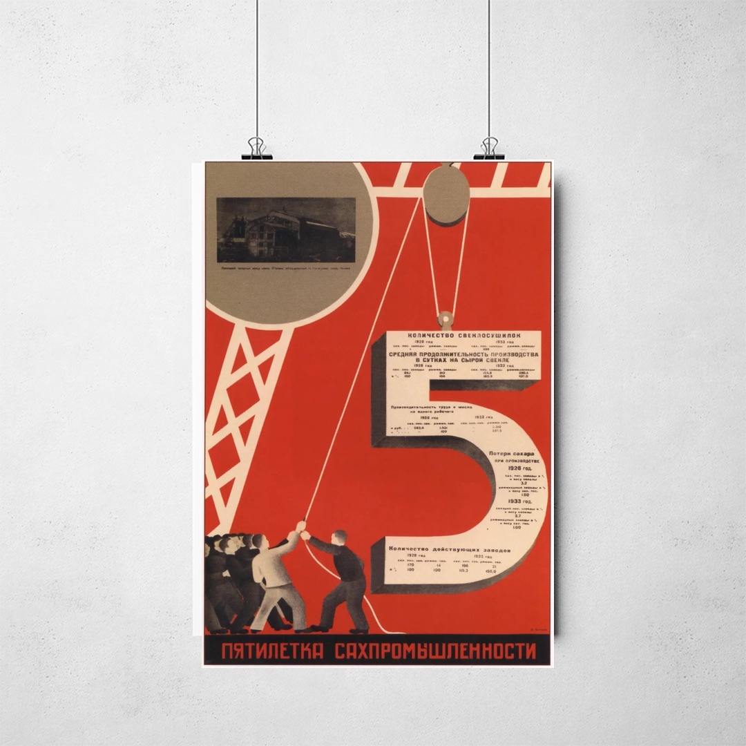 Poster_que_isso_camarada_-_Plano_Quinquenal_da_indostria | Plano Quinquenal da indústria