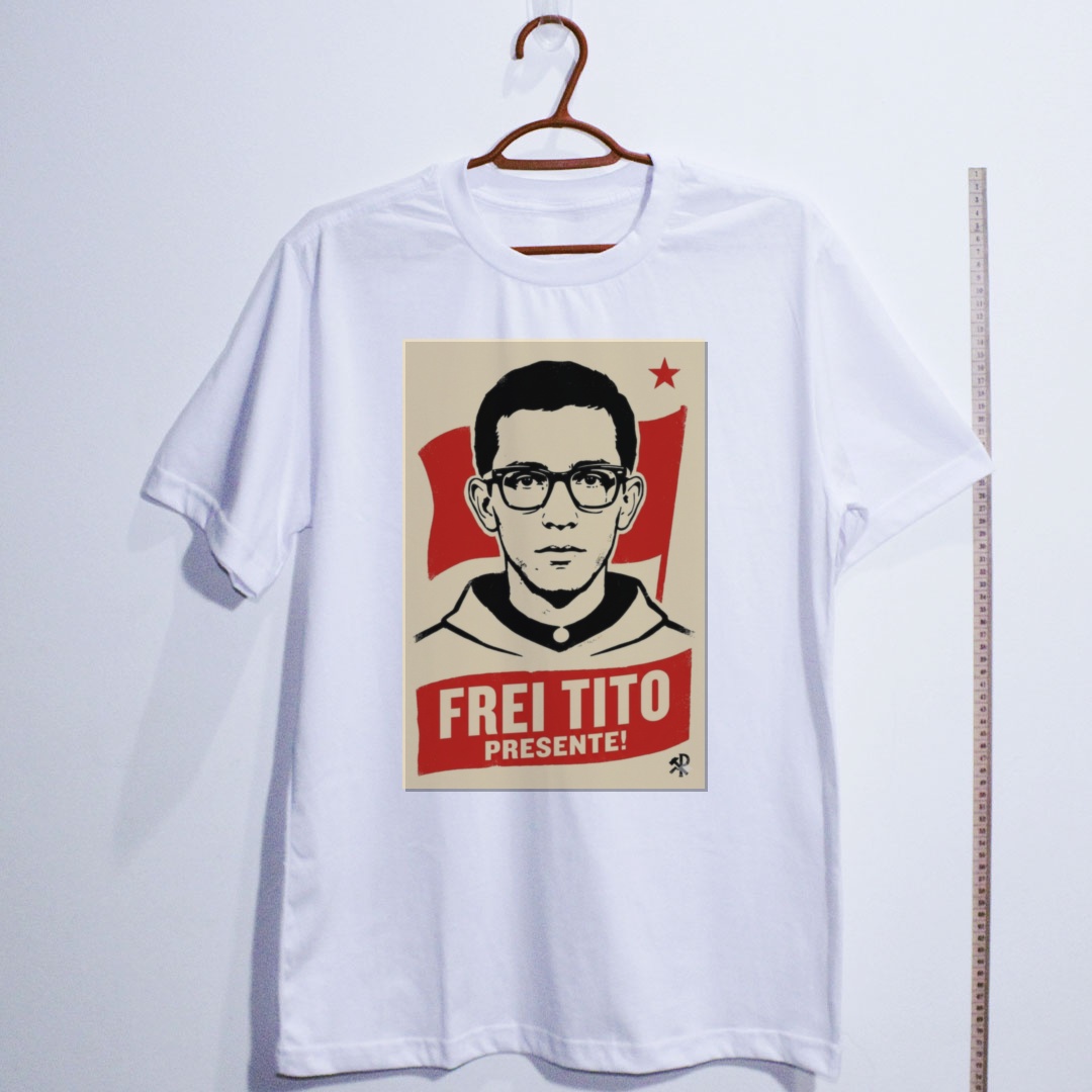 Camiseta_algodao_branco_que_isso_camarada_-_Frei_Tito | Frei Tito