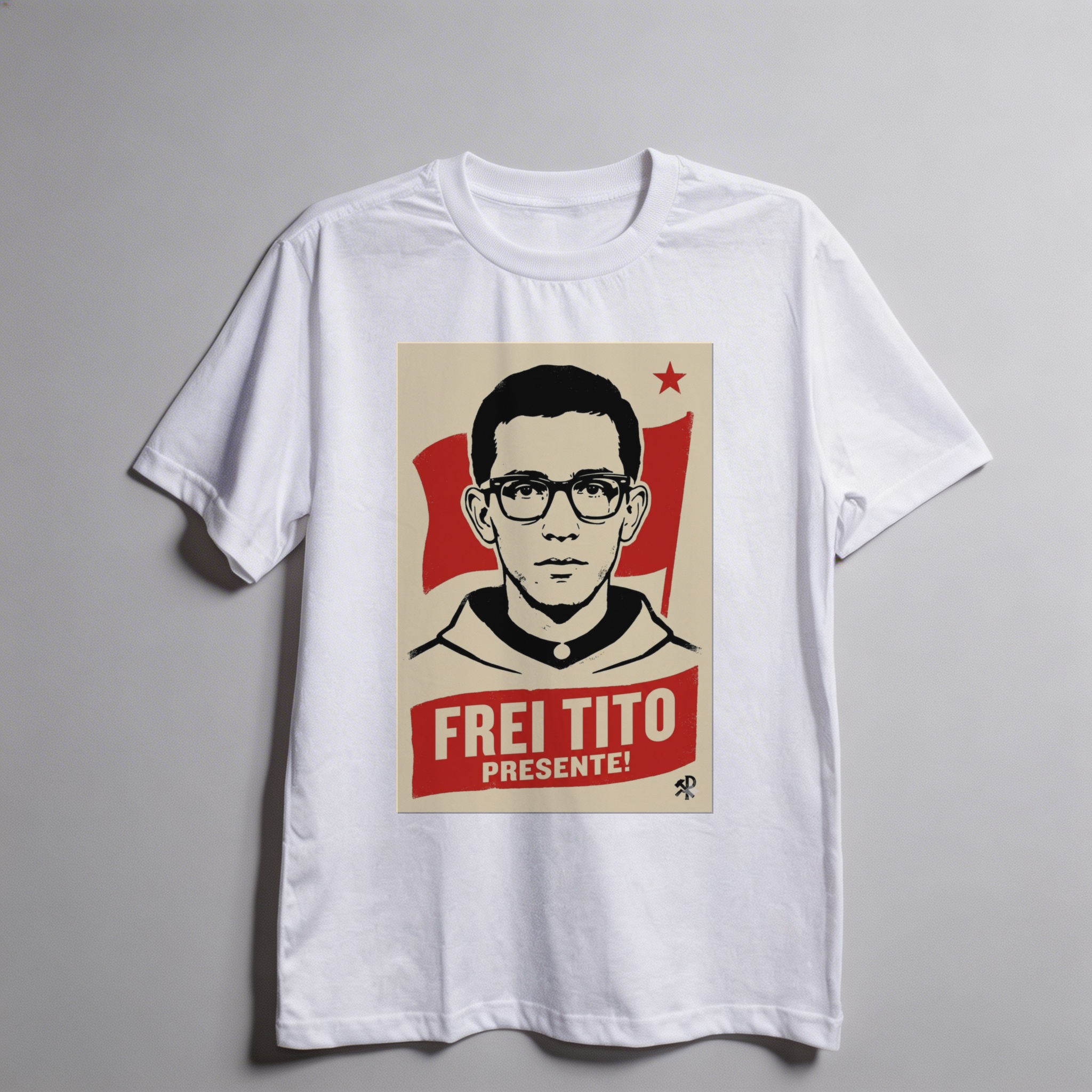 Camiseta_oversized_branco_que_isso_camarada_-_Frei_Tito | Frei Tito