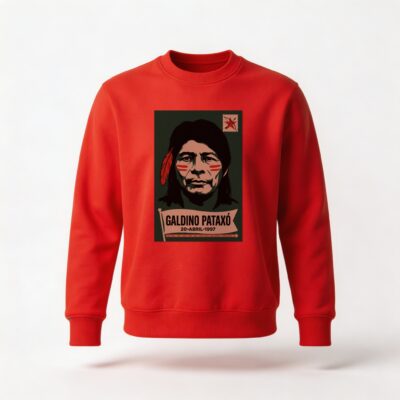 Moletom_careca_vermelho_que_isso_camarada_-_Galdino_Pataxo | Galdino Pataxo