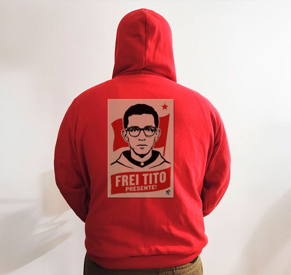 Moletom_vermelho_que_isso_camarada_-_Frei_Tito | Frei Tito