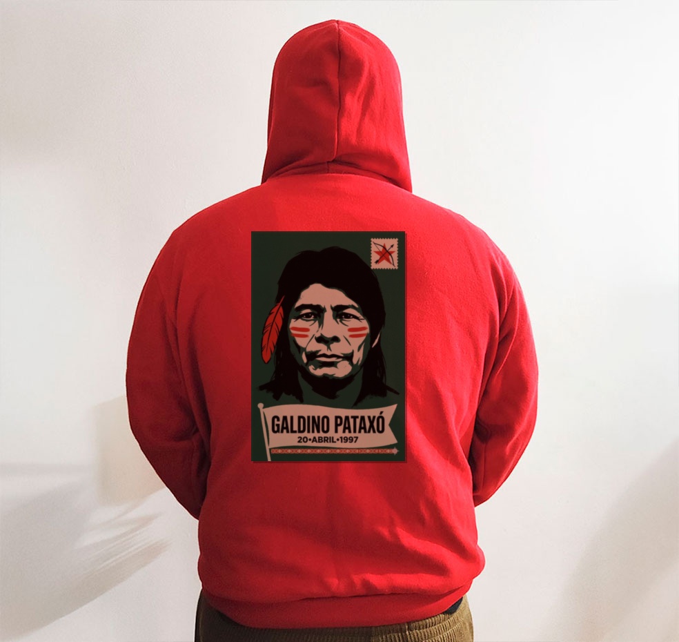 Moletom_vermelho_que_isso_camarada_-_Galdino_Pataxo | Galdino Pataxo