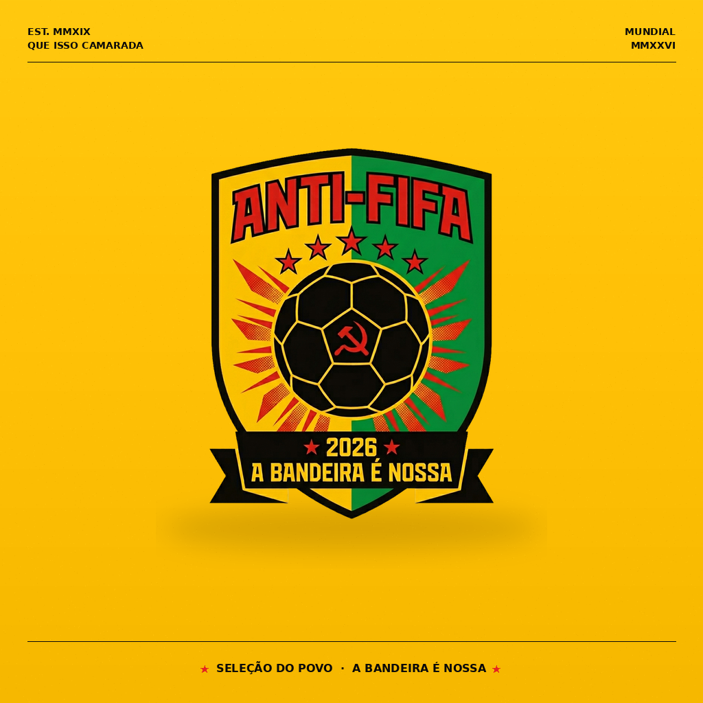 Camiseta Anti-FIFA Seleção do Povo - Detalhe
