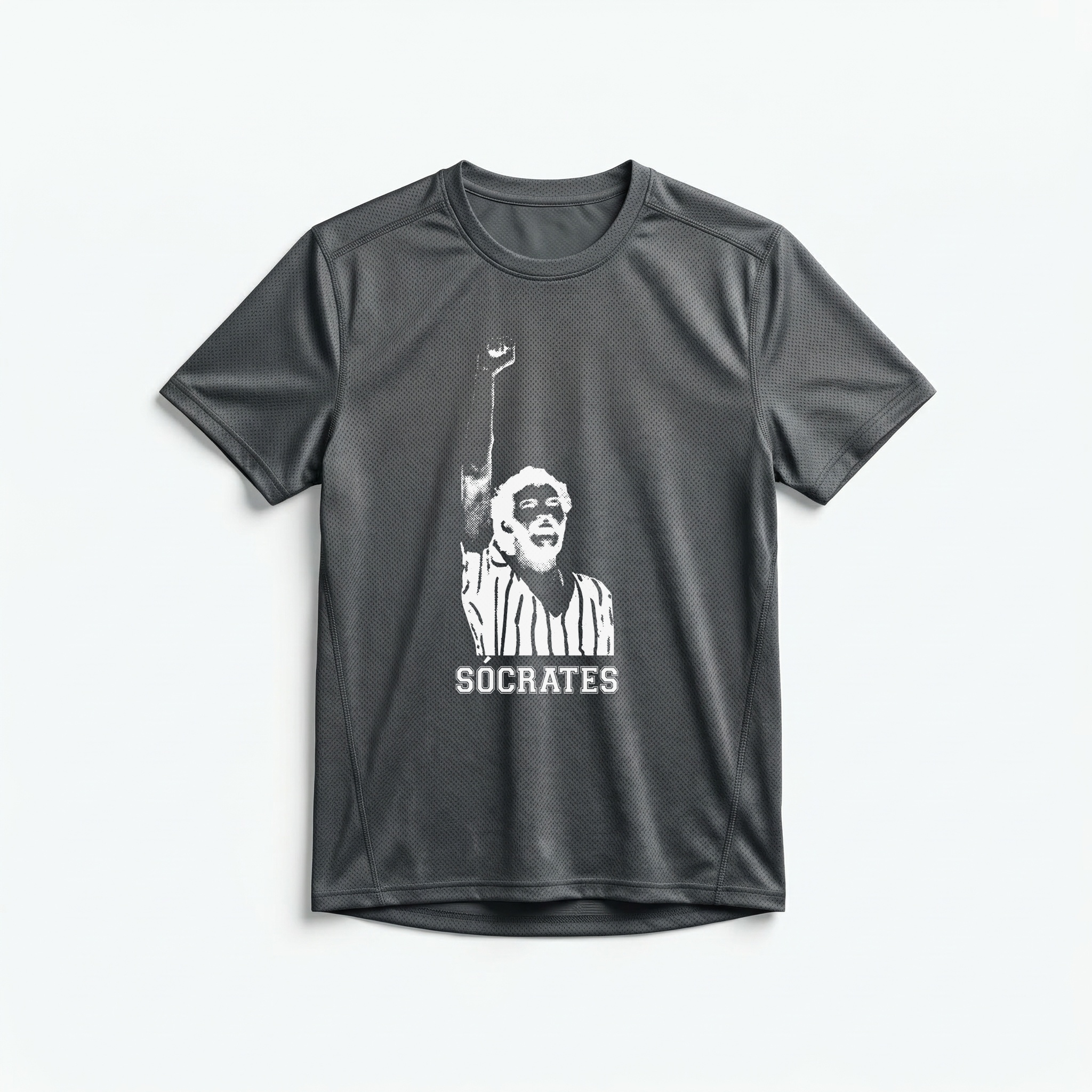 Camiseta_dry_fit_chumbo_que_isso_camarada_-_Socrates_fundo_trans | Socrates fundo trans