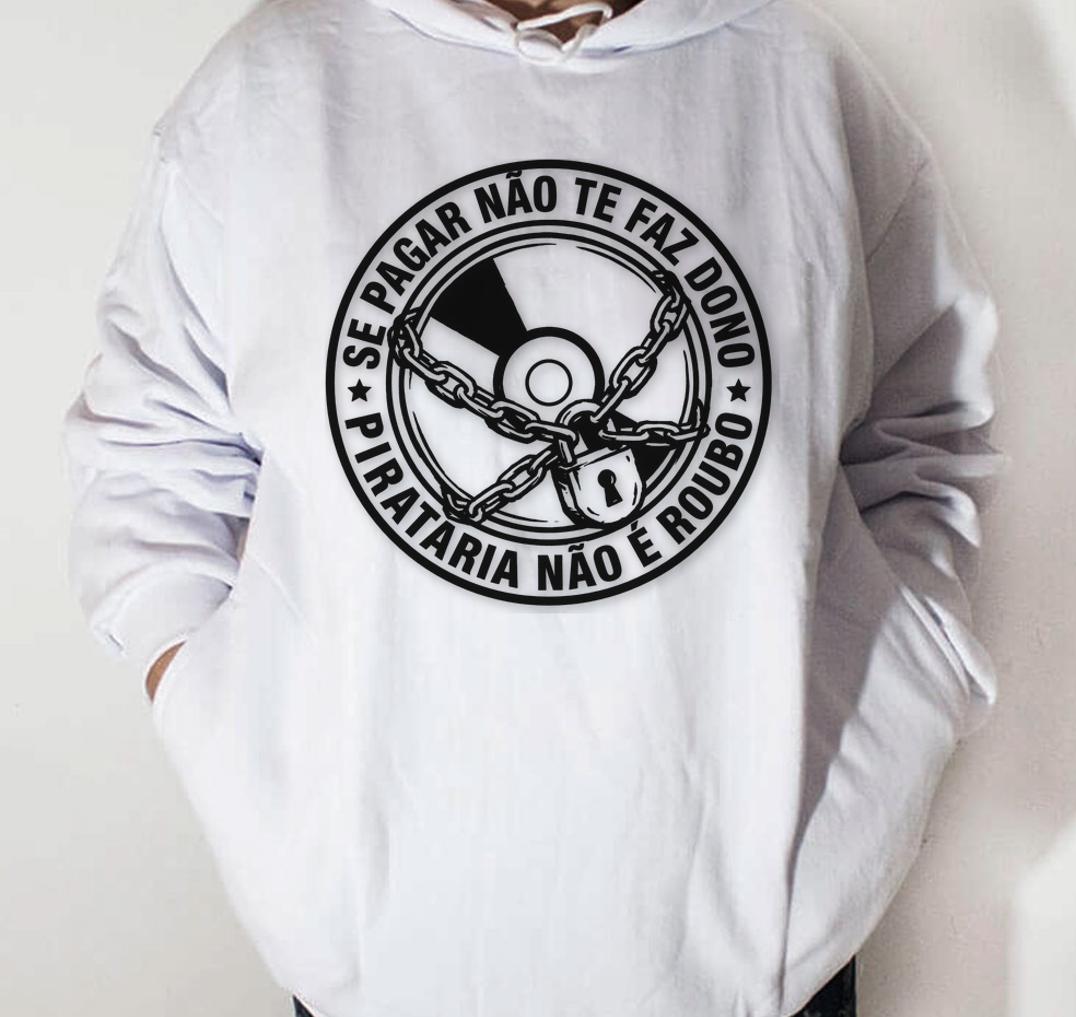 Moletom_branco_que_isso_camarada_-_Se_pagar_nao_te_faz_dono_pirataria_nao_e_roubo | Se pagar não te faz dono, pirataria não é roubo.