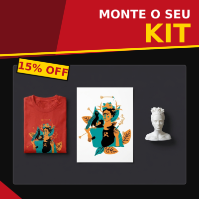 Kit Frida Kahlo — Monte o seu