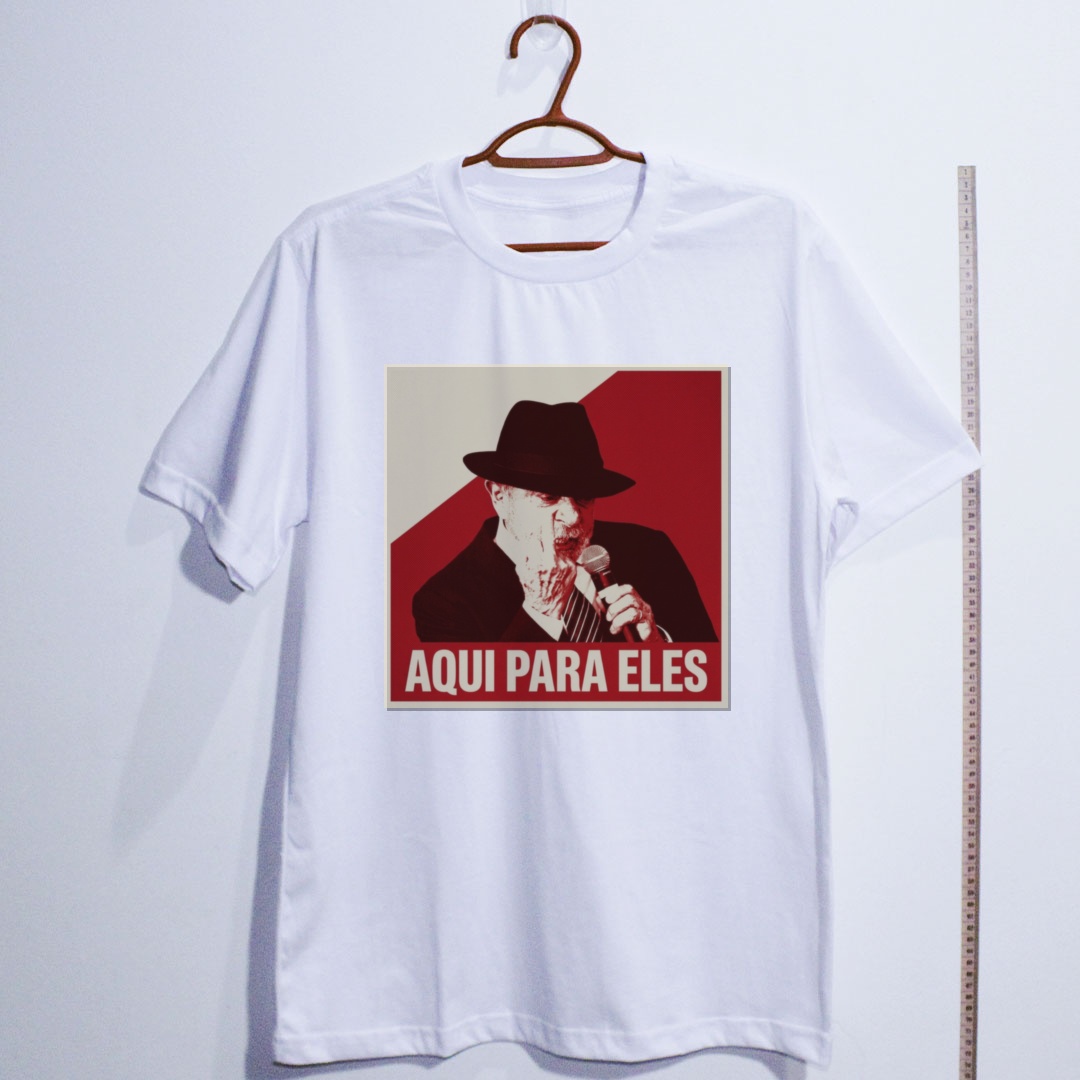 Camiseta_algodao_branco_que_isso_camarada_-_Lula_-_Aqui_para_eles | Lula - Aqui para eles