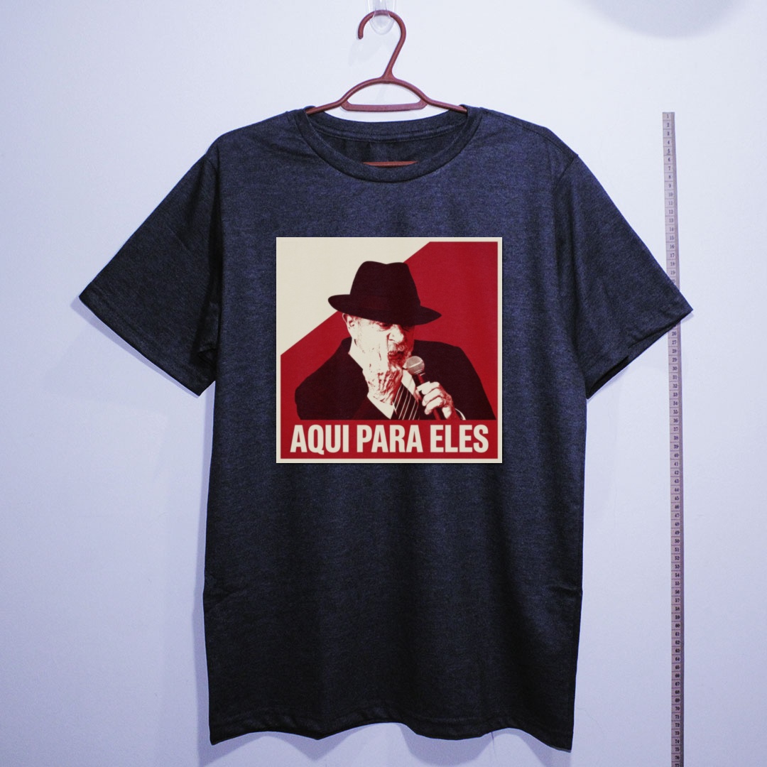 Camiseta_algodao_chumbo_que_isso_camarada_-_Lula_-_Aqui_para_eles | Lula - Aqui para eles