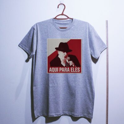 Camiseta_algodao_cinza_claro_que_isso_camarada_-_Lula_-_Aqui_para_eles | Lula - Aqui para eles