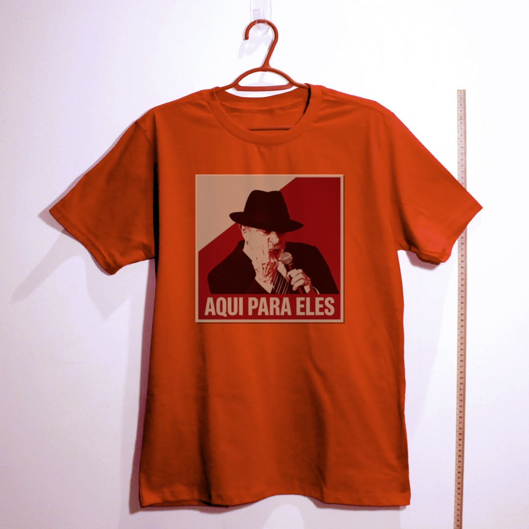 Camiseta_algodao_vermelho_que_isso_camarada_-_Lula_-_Aqui_para_eles | Lula - Aqui para eles