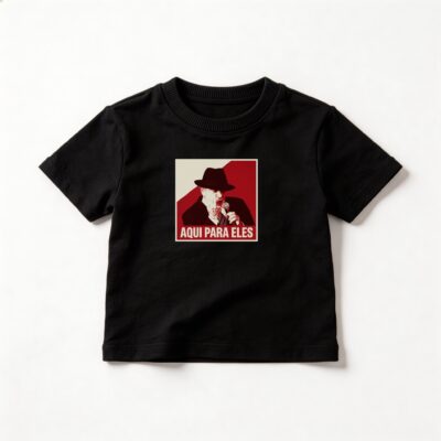 Camiseta_infantil_preto_que_isso_camarada_-_Lula_-_Aqui_para_eles | Lula - Aqui para eles