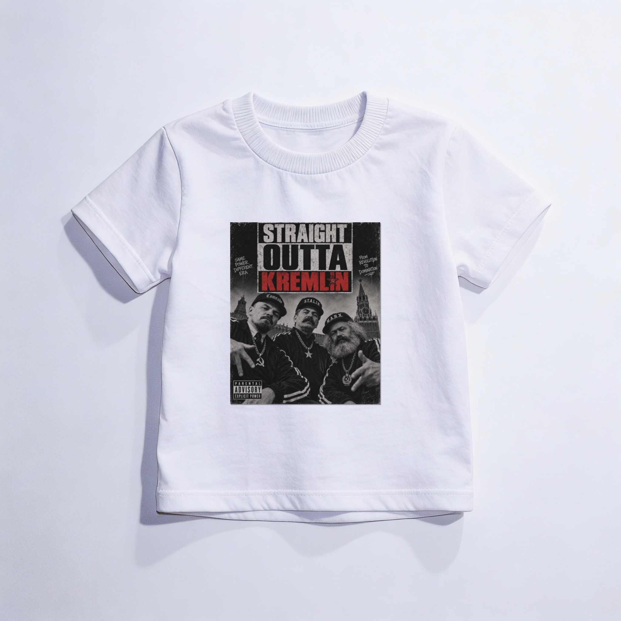 Camiseta_infantil_branco_que_isso_camarada_-_Straight_outta_kremlin | Straight outta kremlin
