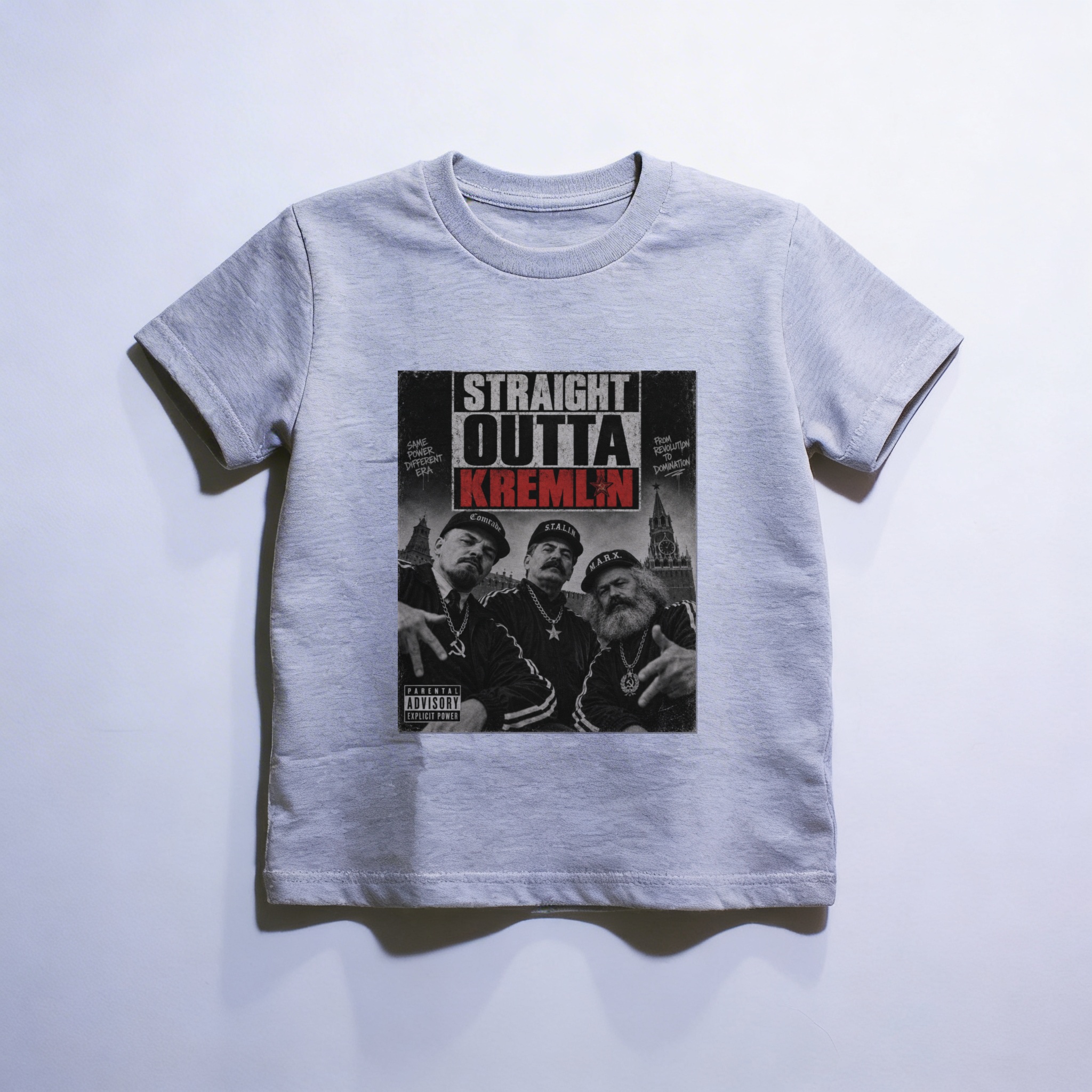 Camiseta_infantil_cinza_claro_que_isso_camarada_-_Straight_outta_kremlin | Straight outta kremlin