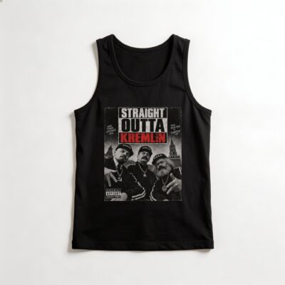 Camiseta_regata_preto_que_isso_camarada_-_Straight_outta_kremlin | Straight outta kremlin