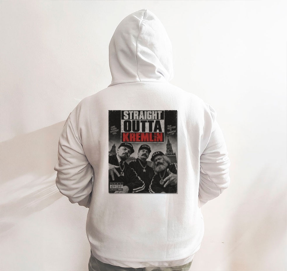 Moletom_branco_que_isso_camarada_-_Straight_outta_kremlin | Straight outta kremlin