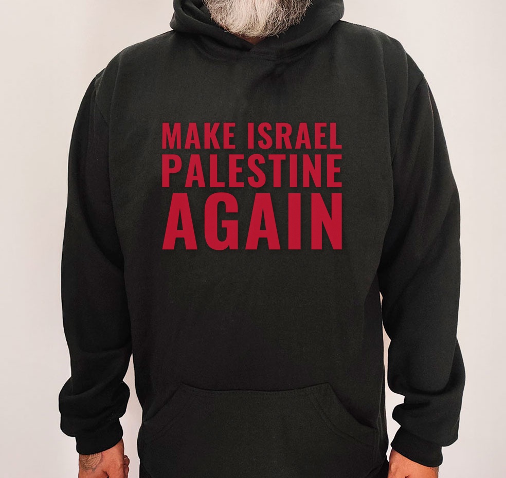 Moletom_preto_que_isso_camarada_-_Make_Israel_Palestine_Again | Make Israel Palestine Again