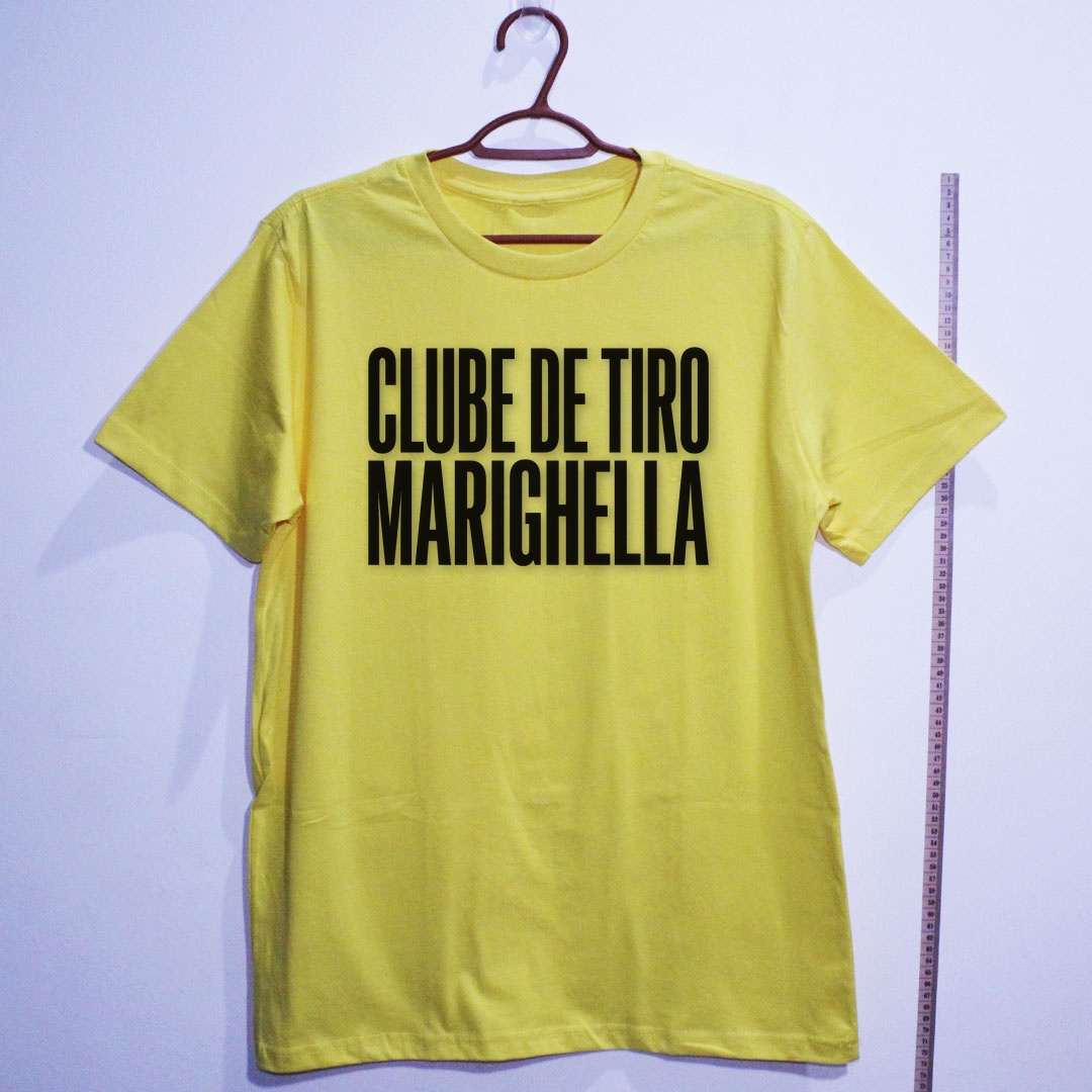 Camiseta_algodao_amarelo_que_isso_camarada_-_Clube_de_Tiro_Marighella_-_Tipografia | Clube de Tiro Marighella - Tipografia