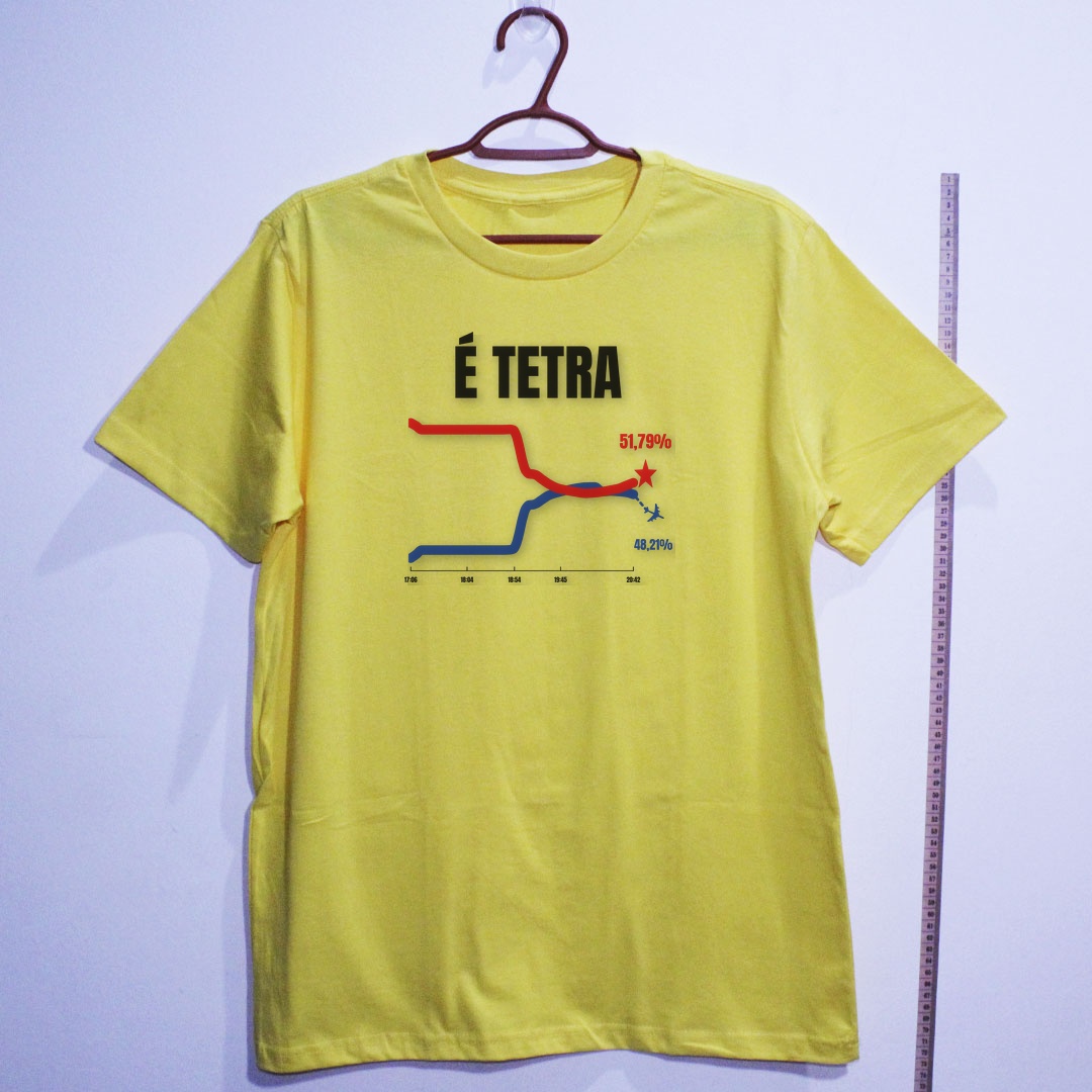 Camiseta_algodao_amarelo_que_isso_camarada_-_E_TETRA | É TETRA
