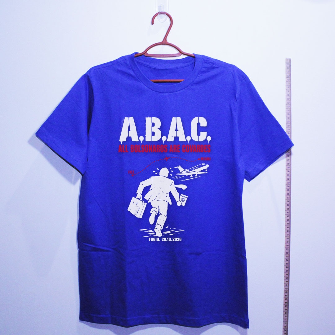Camiseta_algodao_azul_que_isso_camarada_-_ABAC_-_All_Bolsonaros_Are_Covardes | ABAC - All Bolsonaros Are Covardes