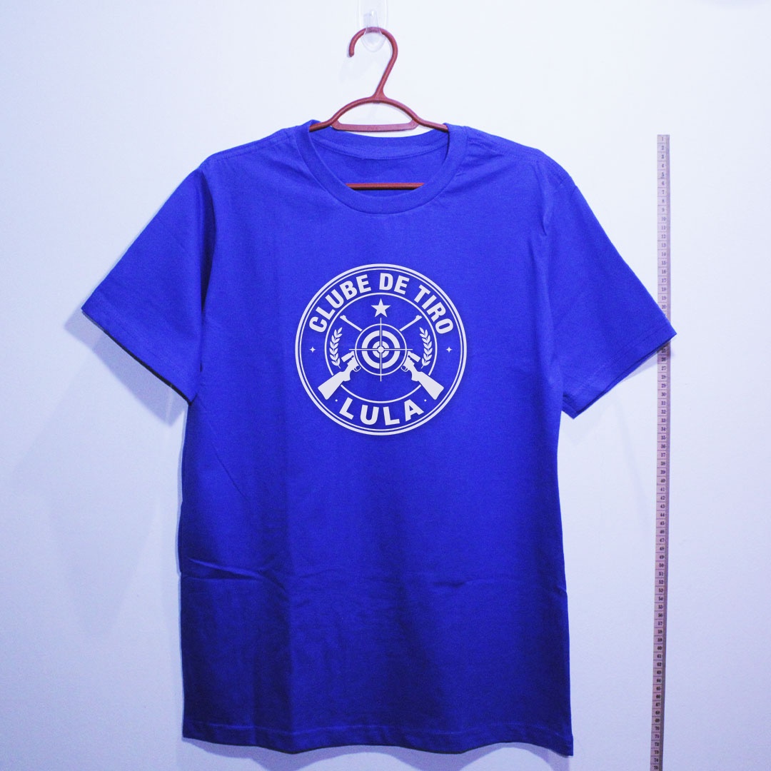 Camiseta_algodao_azul_que_isso_camarada_-_Clube_de_Tiro_Lula | Clube de Tiro Lula