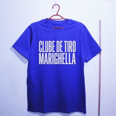 Camiseta_algodao_azul_que_isso_camarada_-_Clube_de_Tiro_Marighella_-_Tipografia | Clube de Tiro Marighella - Tipografia