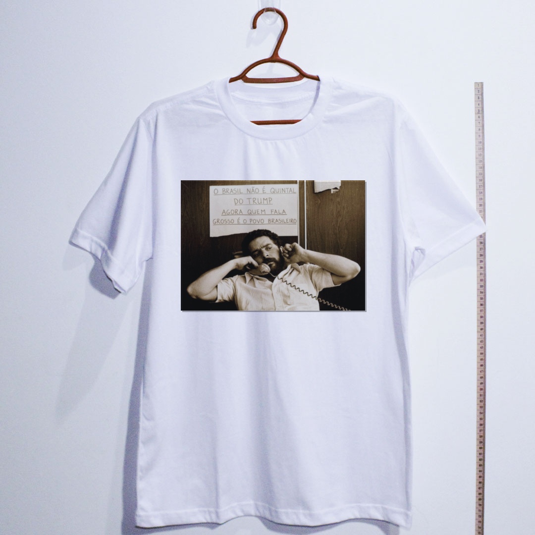 Camiseta_algodao_branco_que_isso_camarada_-_O_Brasil_nao_e_quintal_de_ninguem | O Brasil não é quintal de ninguém