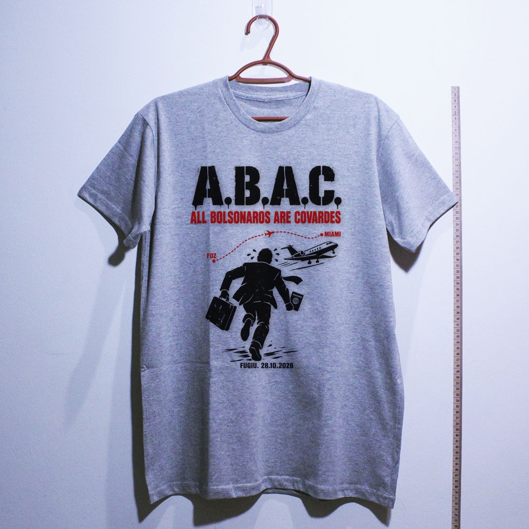 Camiseta_algodao_cinza_claro_que_isso_camarada_-_ABAC_-_All_Bolsonaros_Are_Covardes | ABAC - All Bolsonaros Are Covardes