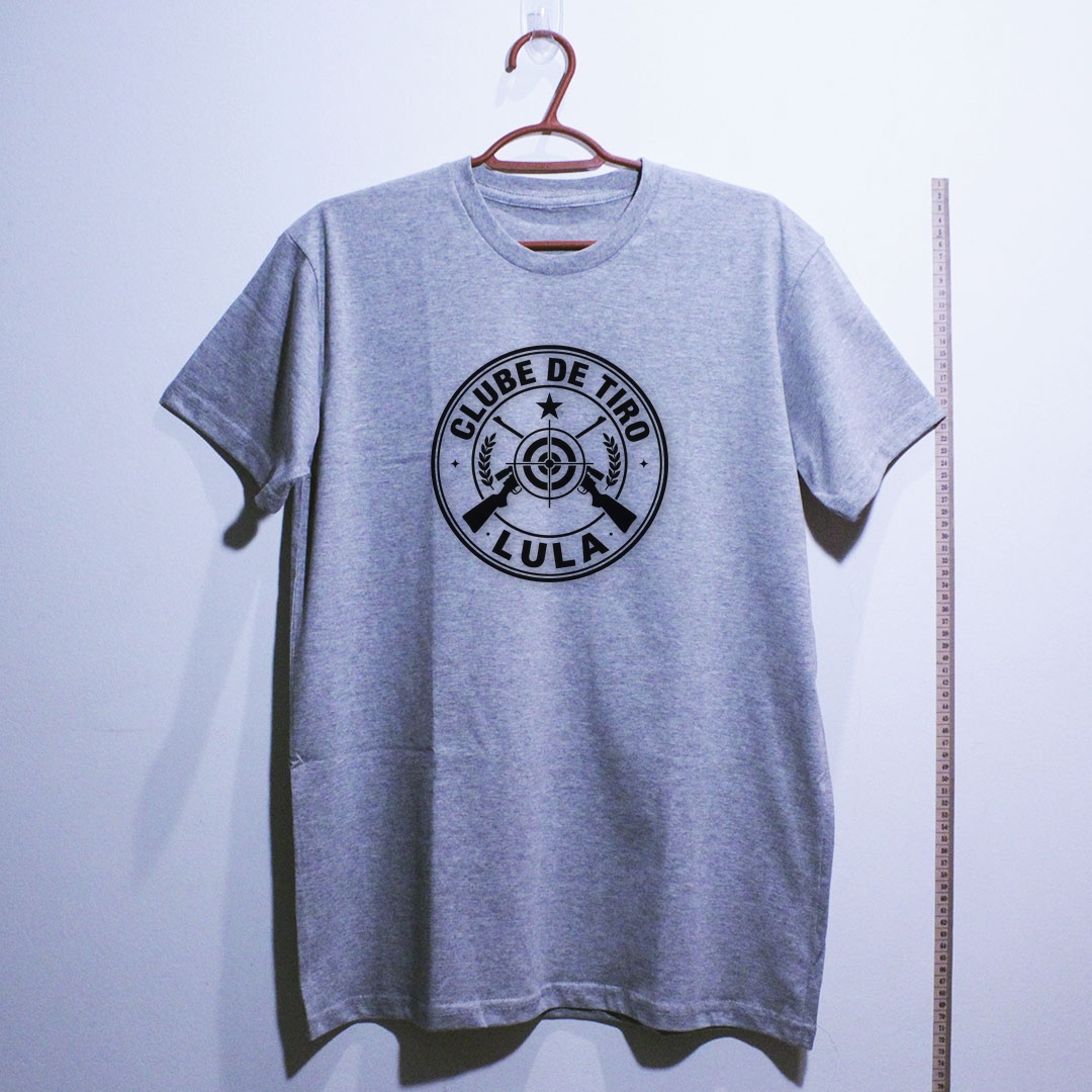 Camiseta_algodao_cinza_claro_que_isso_camarada_-_Clube_de_Tiro_Lula | Clube de Tiro Lula