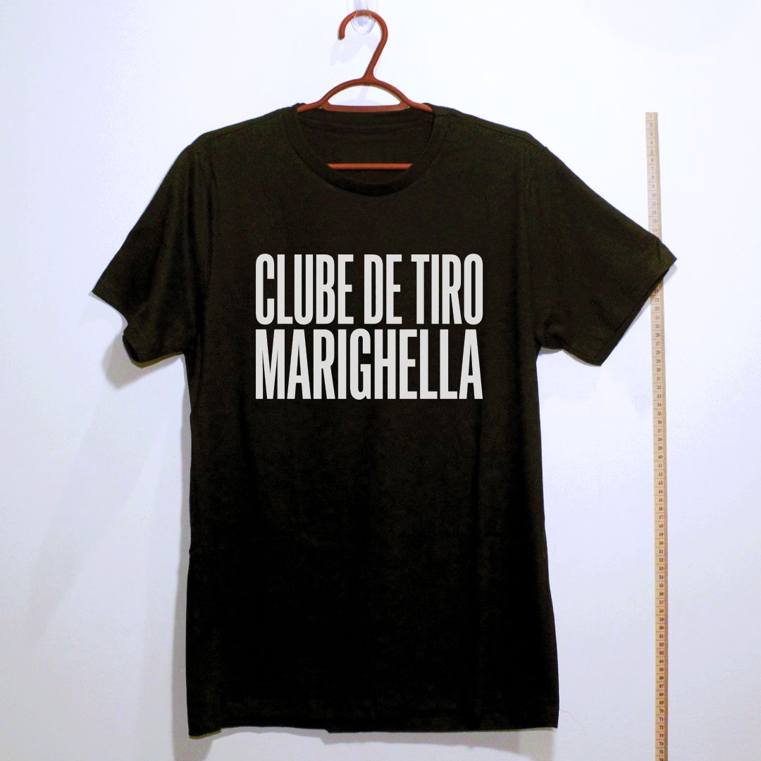 Camiseta_algodao_preto_que_isso_camarada_-_Clube_de_Tiro_Marighella_-_Tipografia | Clube de Tiro Marighella - Tipografia