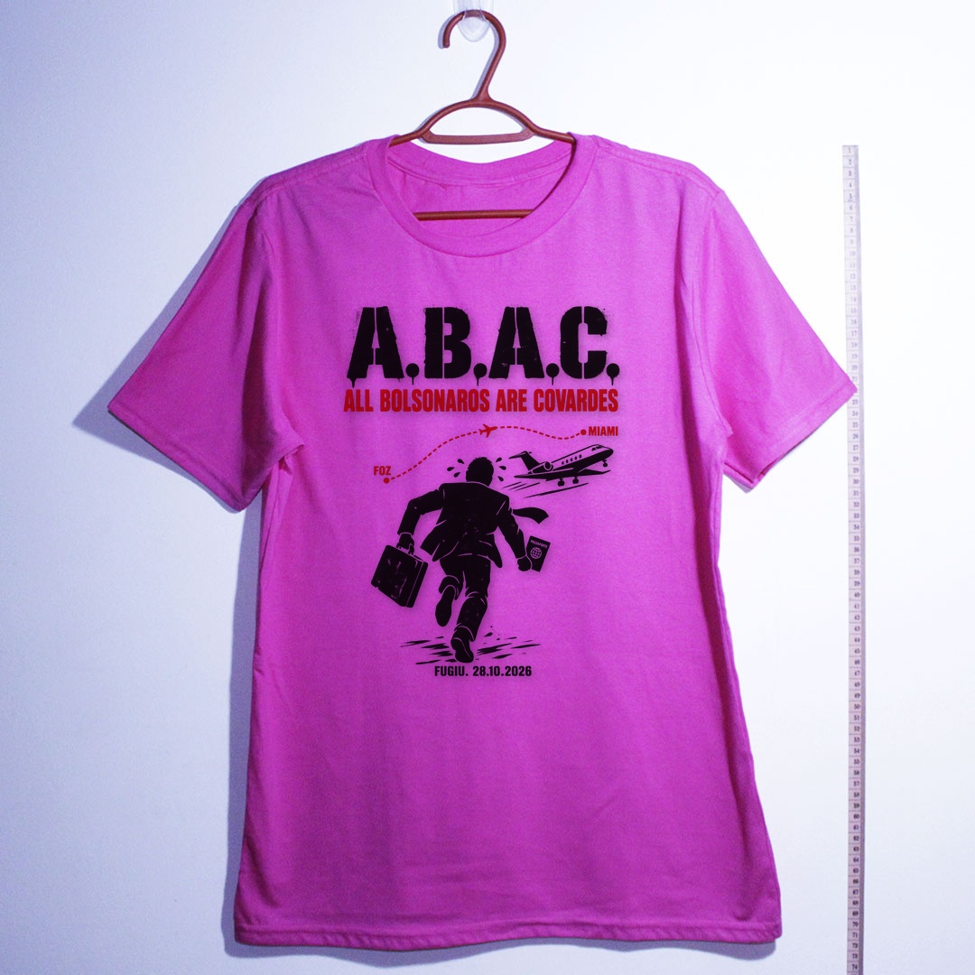 Camiseta_algodao_rosa_que_isso_camarada_-_ABAC_-_All_Bolsonaros_Are_Covardes | ABAC - All Bolsonaros Are Covardes