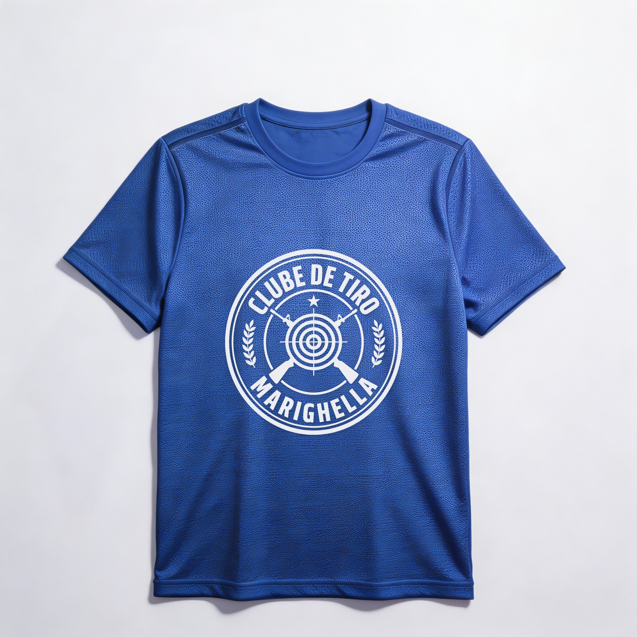 Camiseta_dry_fit_azul_que_isso_camarada_-_Clube_de_Tiro_Marighella | Clube de Tiro Marighella