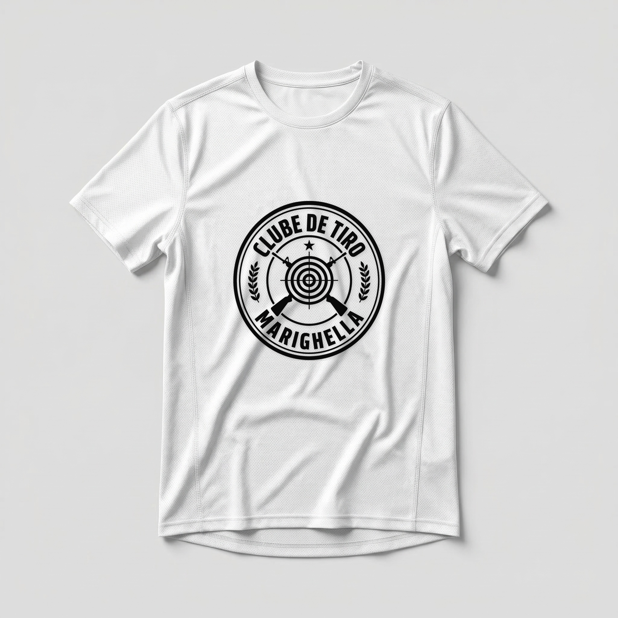 Camiseta_dry_fit_branco_que_isso_camarada_-_Clube_de_Tiro_Marighella | Clube de Tiro Marighella