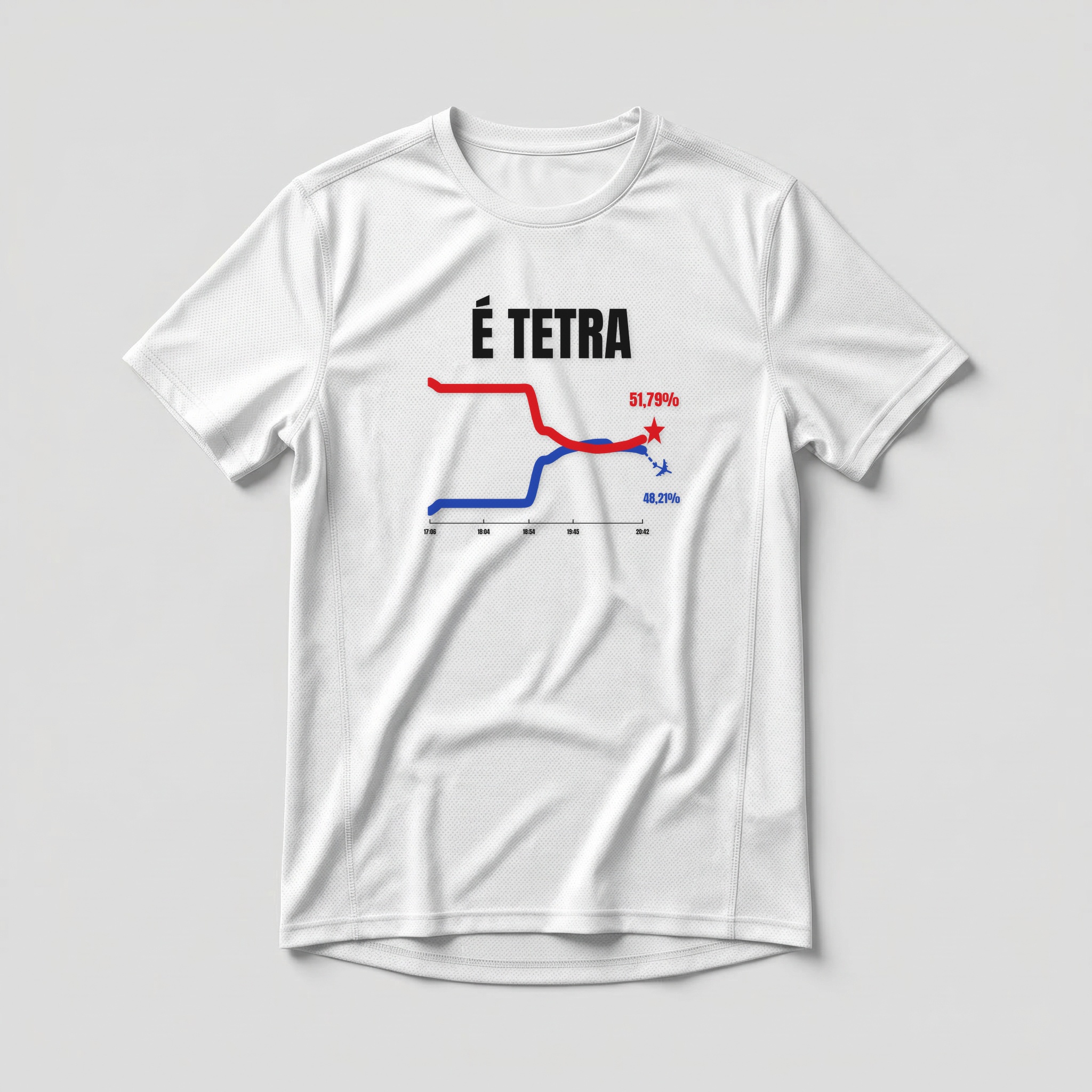 Camiseta_dry_fit_branco_que_isso_camarada_-_E_TETRA | É TETRA