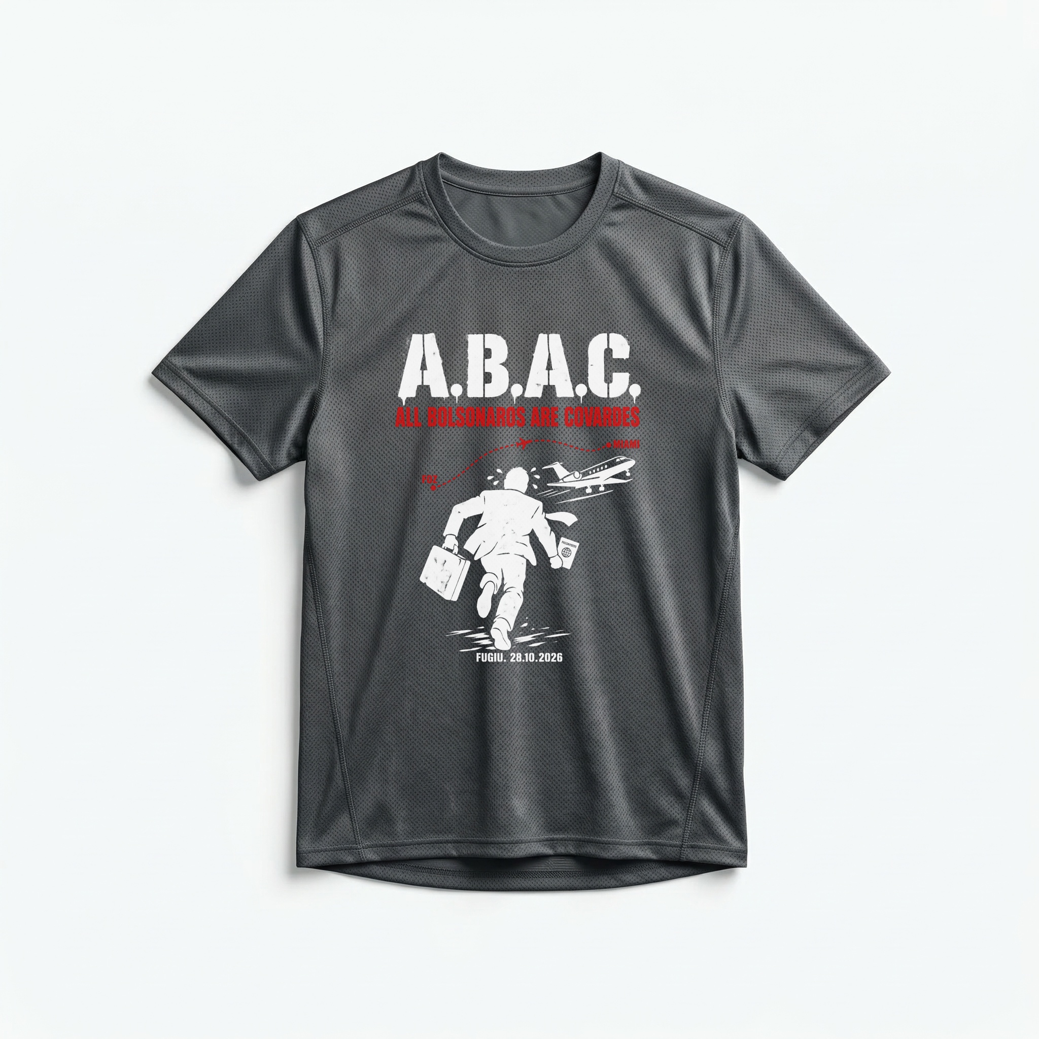 Camiseta_dry_fit_chumbo_que_isso_camarada_-_ABAC_-_All_Bolsonaros_Are_Covardes | ABAC - All Bolsonaros Are Covardes