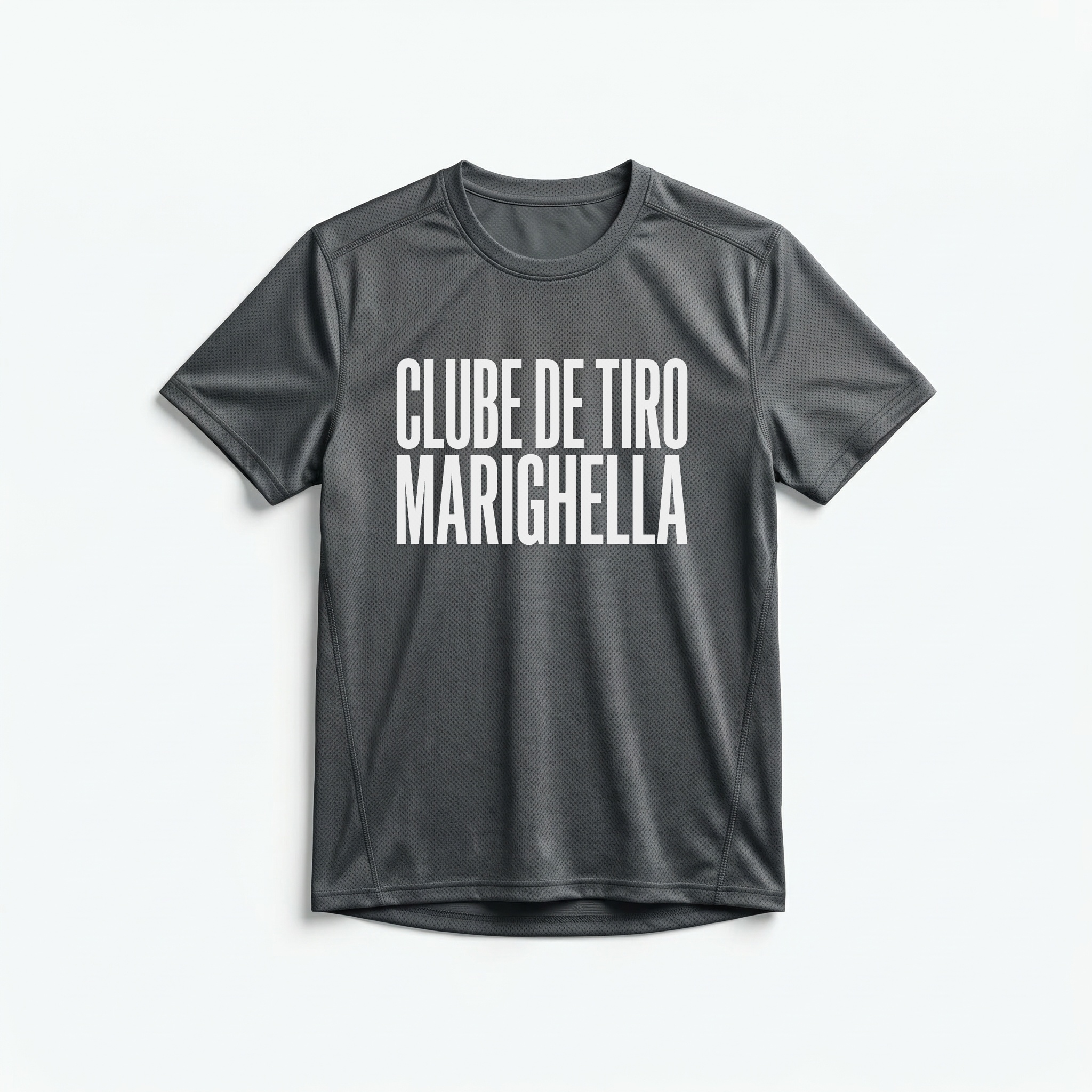 Camiseta_dry_fit_chumbo_que_isso_camarada_-_Clube_de_Tiro_Marighella_-_Tipografia | Clube de Tiro Marighella - Tipografia