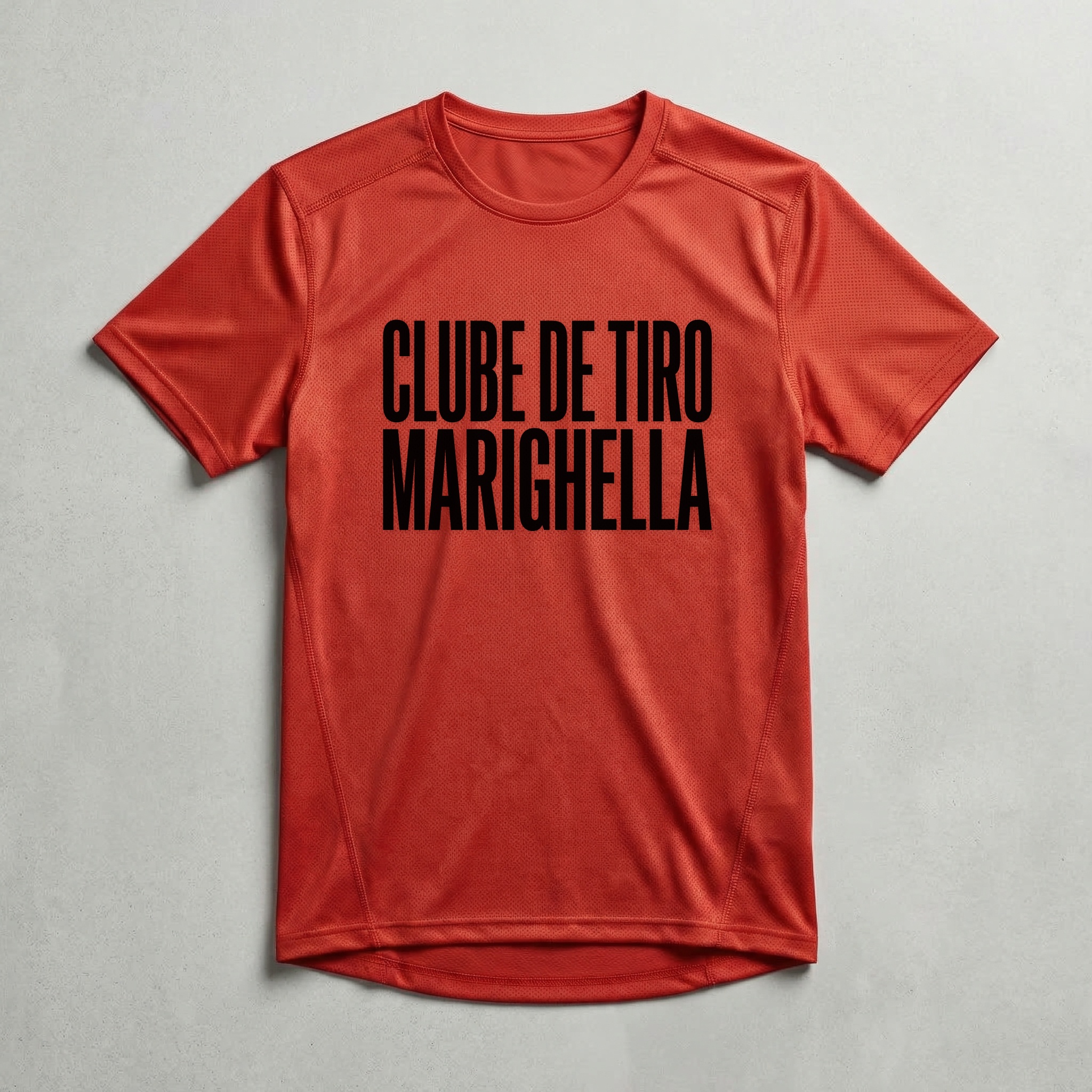 Camiseta_dry_fit_vermelho_que_isso_camarada_-_Clube_de_Tiro_Marighella_-_Tipografia | Clube de Tiro Marighella - Tipografia