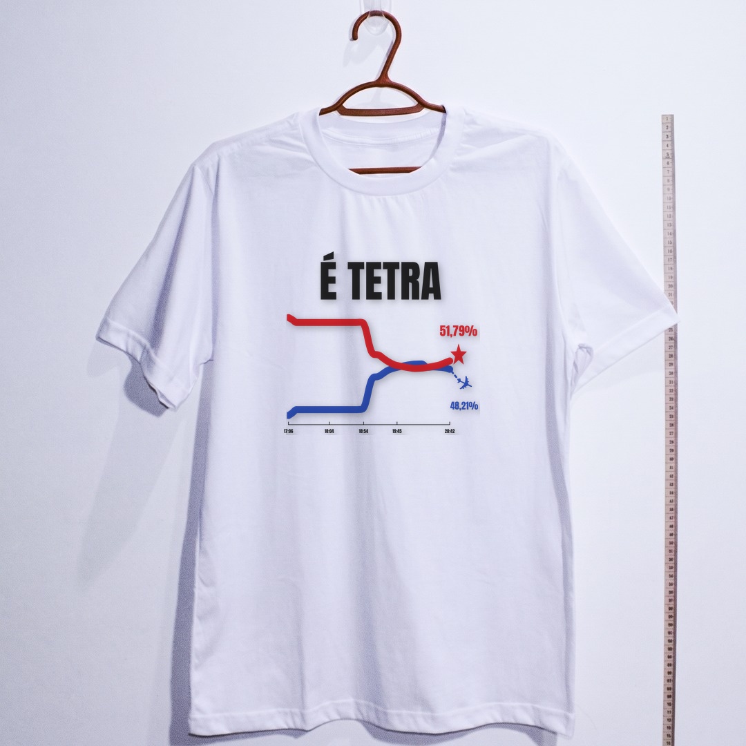 Camiseta_egipcio_branco_que_isso_camarada_-_E_TETRA | É TETRA