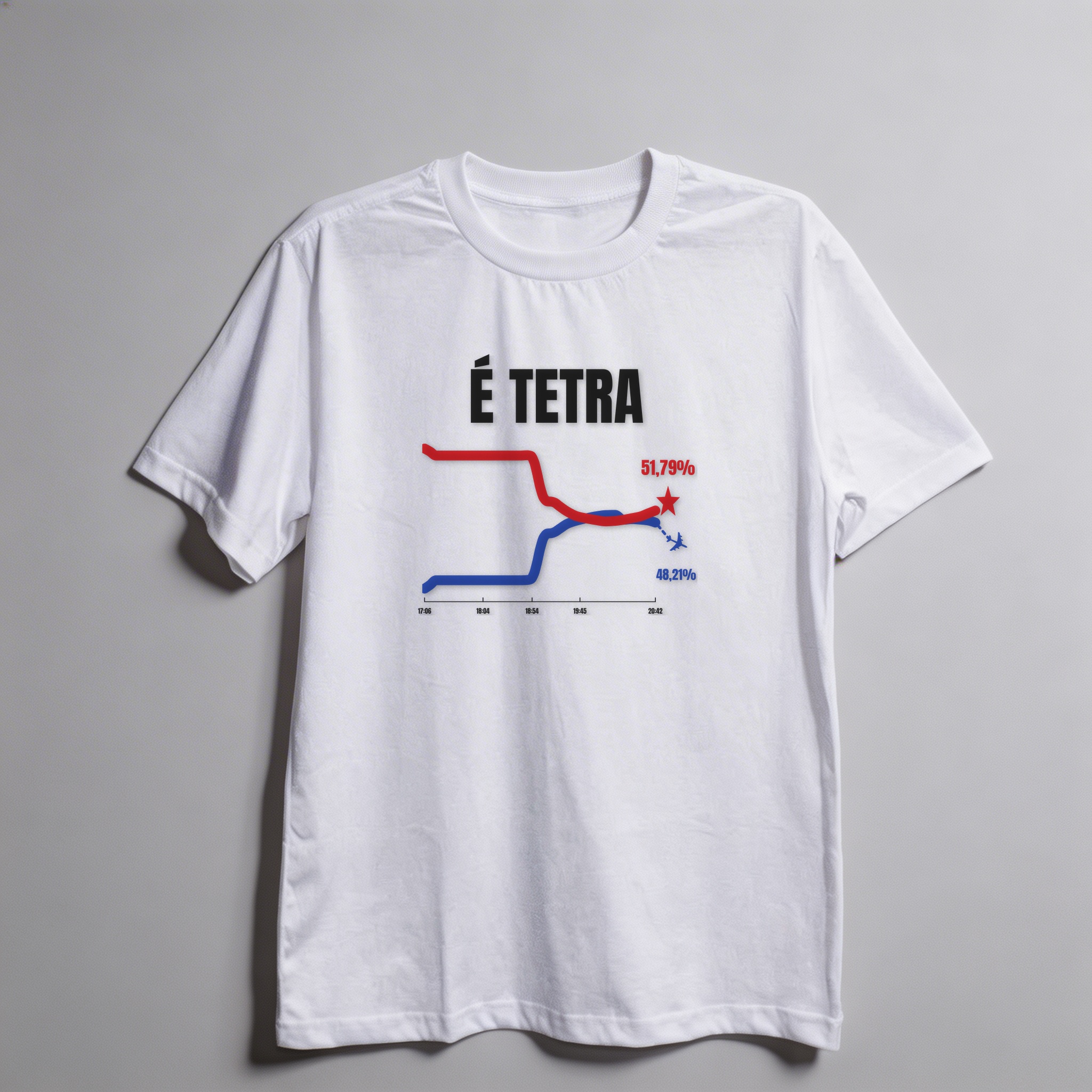 Camiseta_oversized_branco_que_isso_camarada_-_E_TETRA | É TETRA