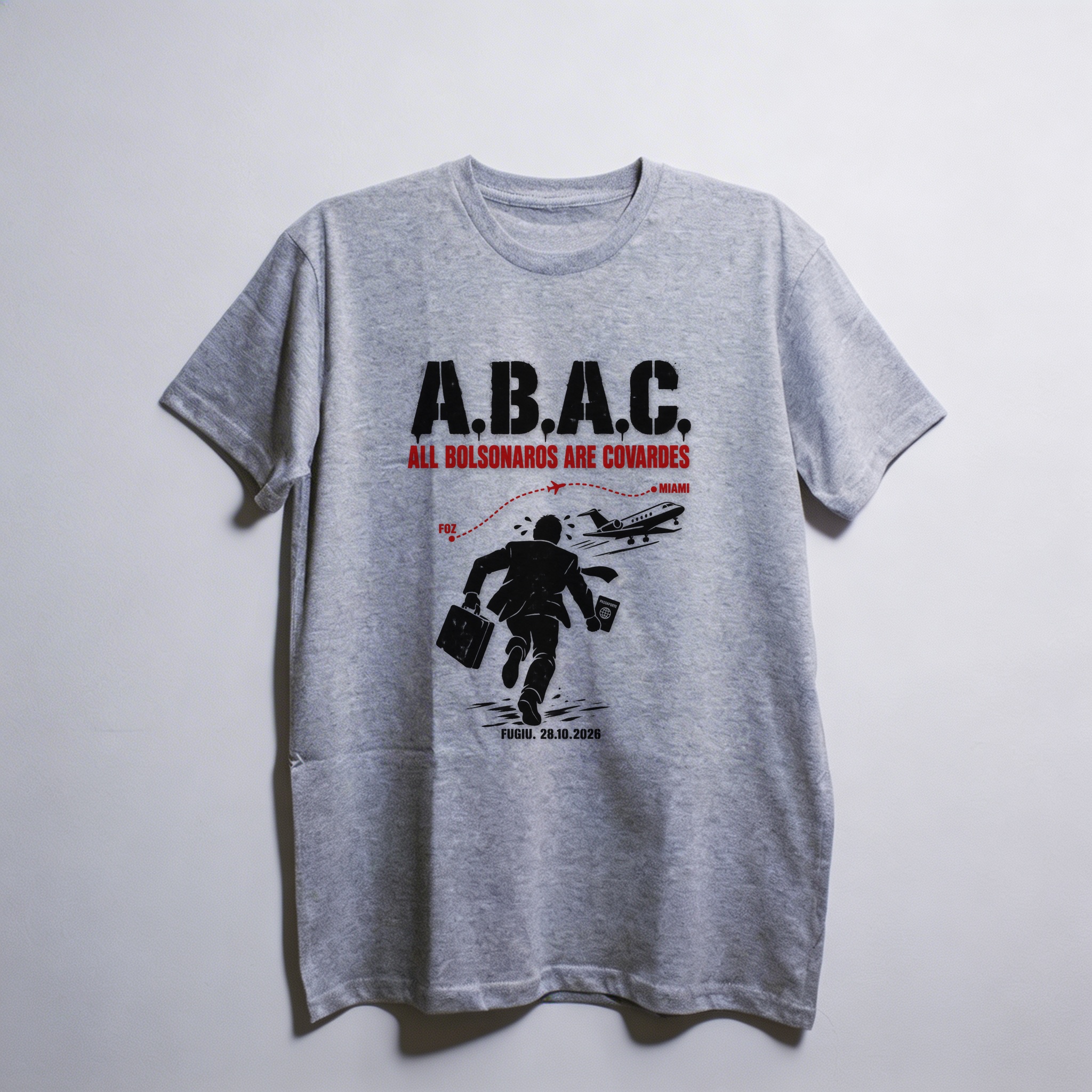 Camiseta_oversized_cinza_claro_que_isso_camarada_-_ABAC_-_All_Bolsonaros_Are_Covardes | ABAC - All Bolsonaros Are Covardes