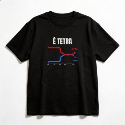 Camiseta_oversized_preto_que_isso_camarada_-_E_TETRA | É TETRA