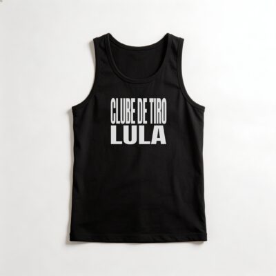 Camiseta_regata_preto_que_isso_camarada_-_Clube_de_Tiro_Lula_-_Tipografia | Clube de Tiro Lula - Tipografia