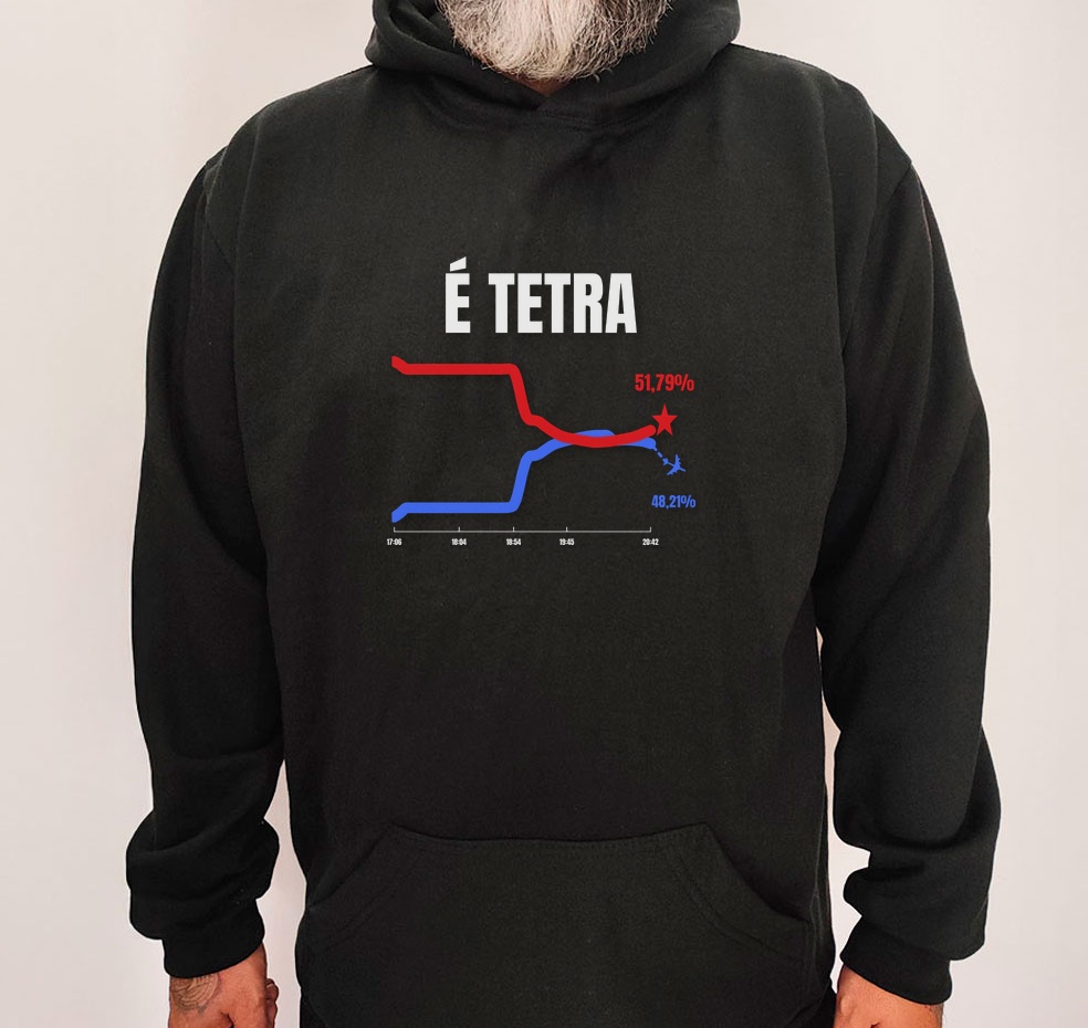 Moletom_preto_que_isso_camarada_-_E_TETRA | É TETRA